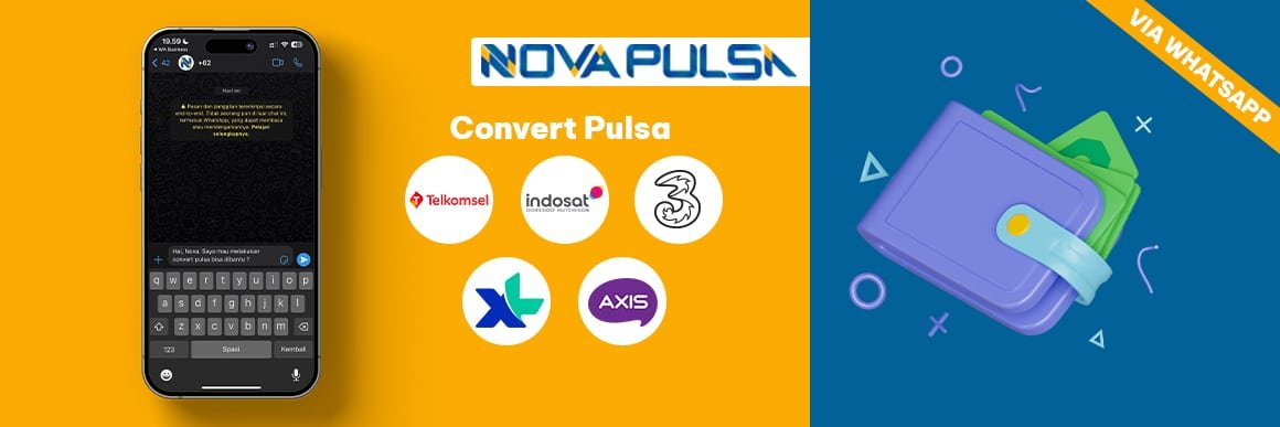 Convert Pulsa Via Whatsapp - Nova Pulsa New