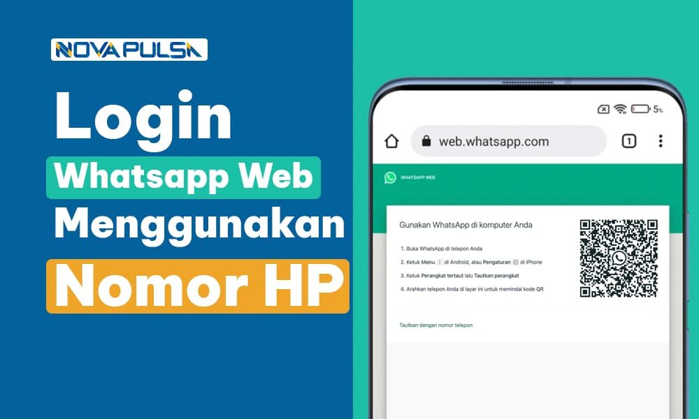 Cara Login Whatsapp Web Menggunakan Nomor HP