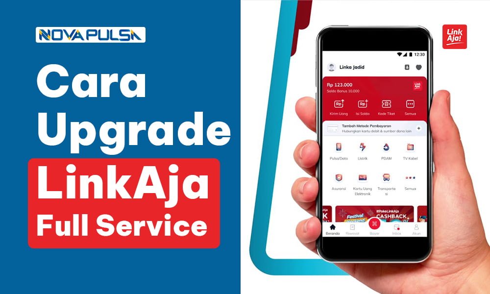 Cara Upgrade LinkAja Full Service