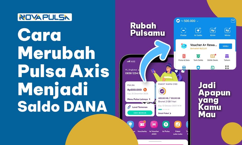 Cara Merubah Pulsa Axis Menjadi Saldo DANA