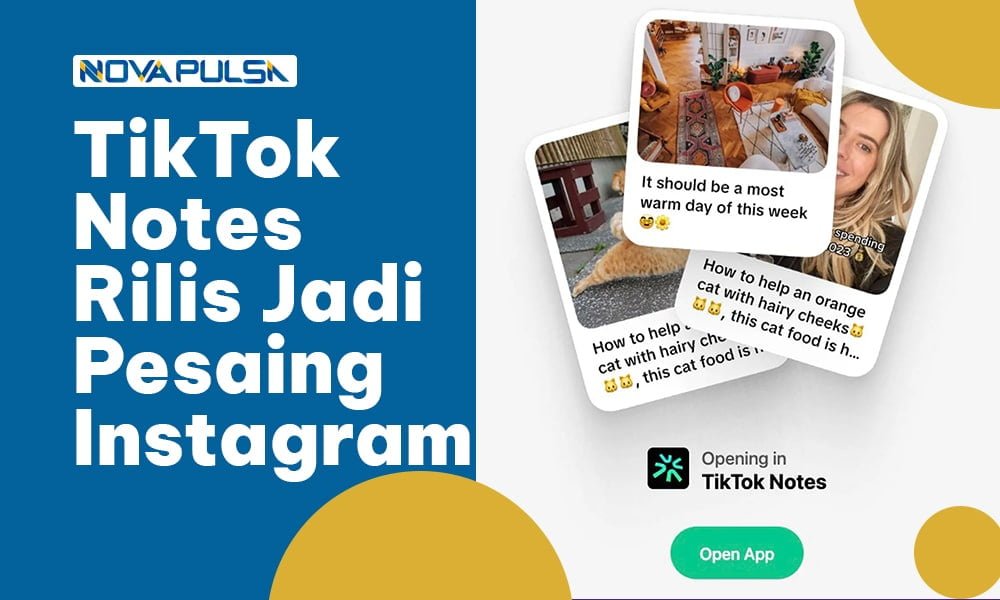 TikTok Notes Rilis Jadi Pesaing Instagram