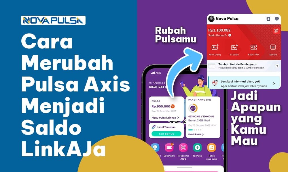 Cara Merubah Pulsa Axis Menjadi Saldo LinkAJa