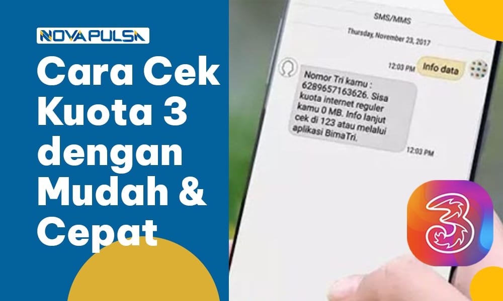 Cara Cek Kuota 3 dengan Mudah dan Cepat