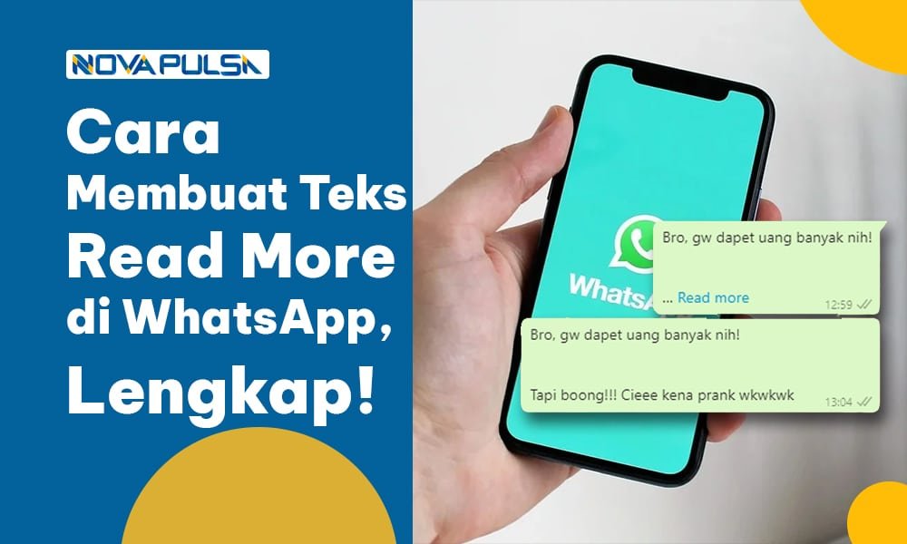 Cara Membuat Teks Read More di WhatsApp, Lengkap