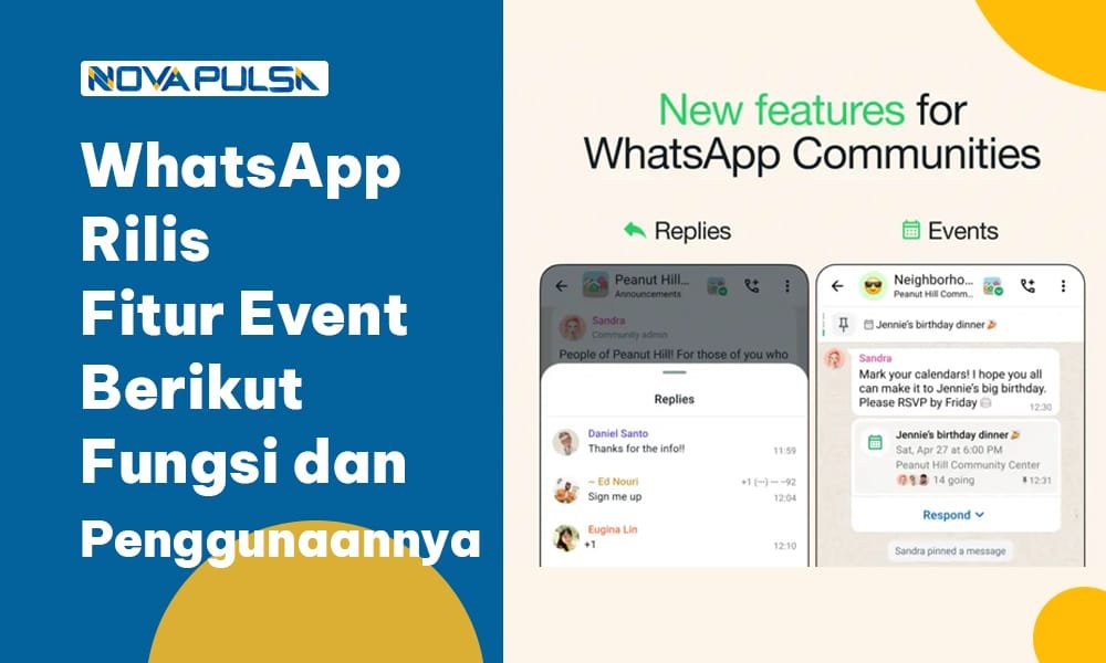 WhatsApp Rilis Fitur Event Berikut Fungsi dan Penggunaannya