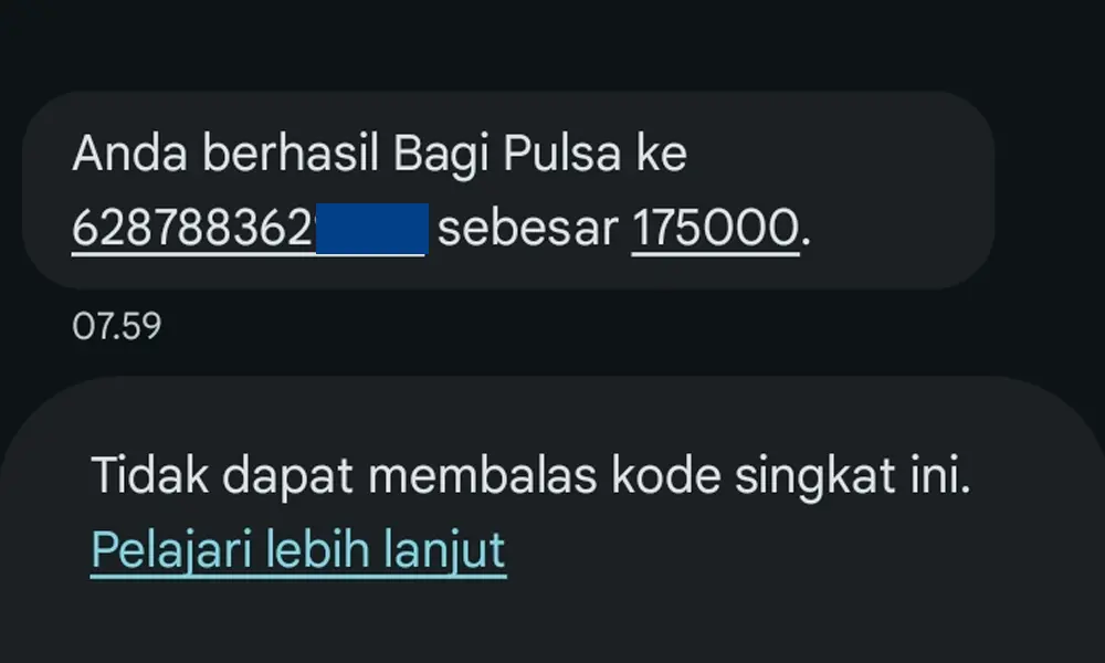Limit Transfer Pulsa XL dan Axis