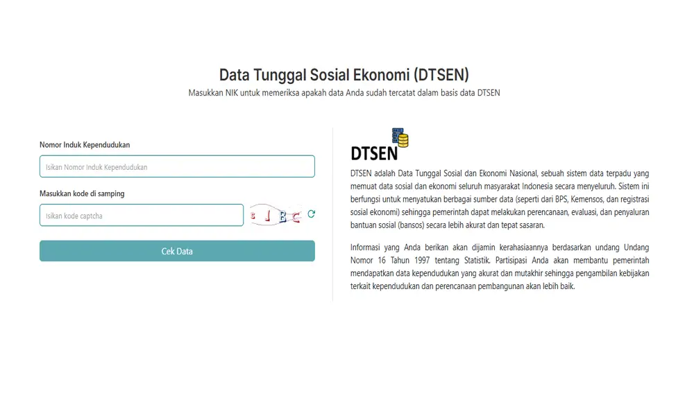 Cara Cek Desil DTSEN Secara Online, Ini Link dan Langkahnya